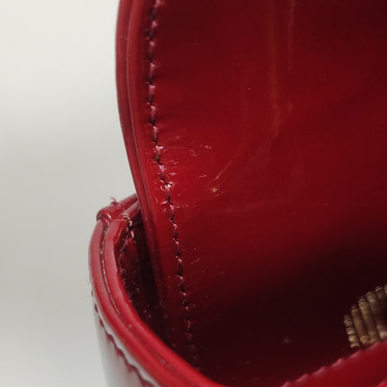 Lady Dior Mini Handbag 2017 Red Patent Leather Gold-tone Chain Strap