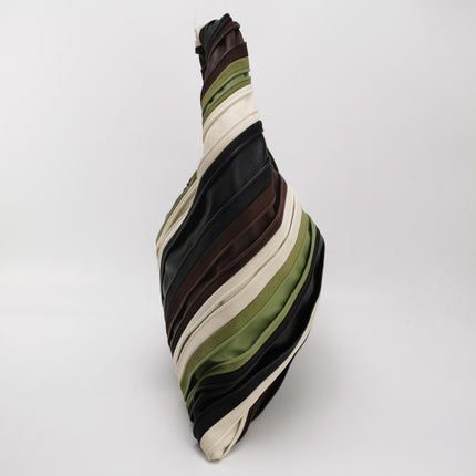 Bottega Veneta Hop Large Stripe Leather Hobo Bag 54cm