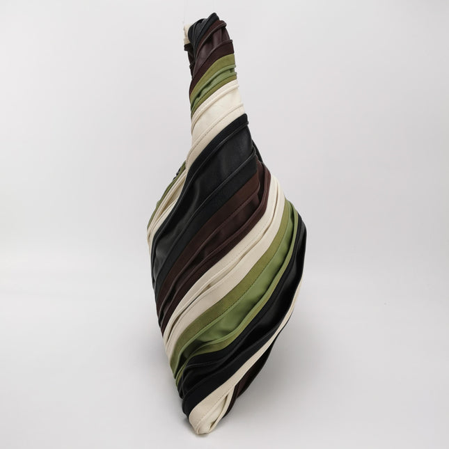 Bottega Veneta Hop Large Stripe Leather Hobo Bag 54cm