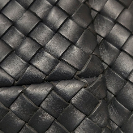 Bottega Veneta Cabat Large Intreccio Leather Tote Bag Black 40cm