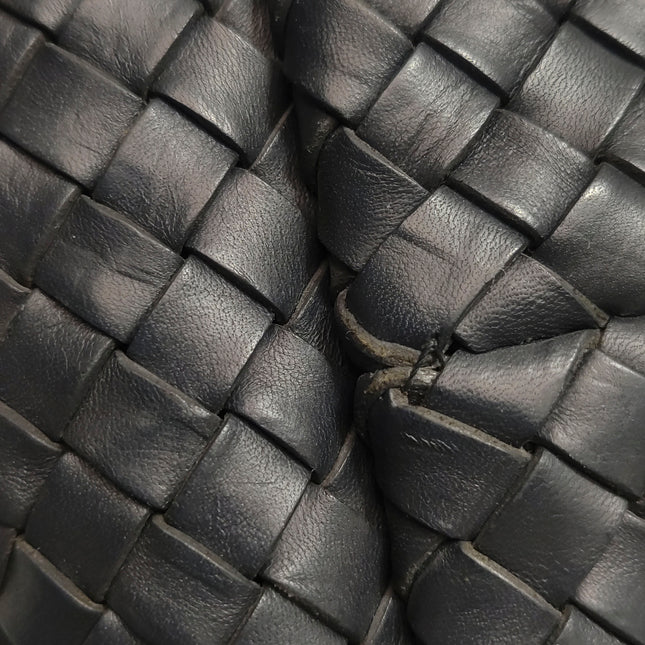 Bottega Veneta Cabat Large Intreccio Leather Tote Bag Black 40cm