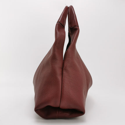 Gucci Softbit Maxi Shoulder Bag Burgundy Calfskin Leather 2024