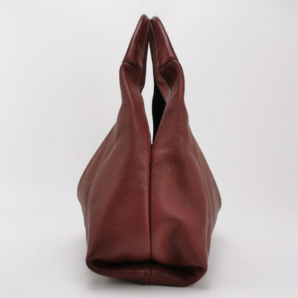 Gucci Softbit Maxi Shoulder Bag Burgundy Calfskin Leather 2024