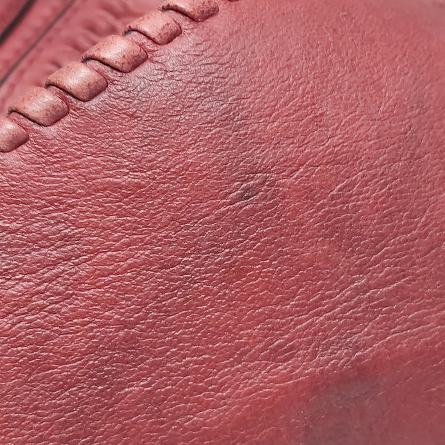 Gucci Jackie 1961 Large Red Calfskin Leather With Long Strap