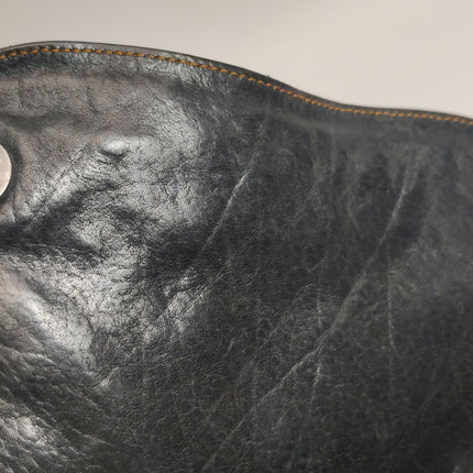 Dior Vintage Gaucho Mini Black Leather Crossbody Bag
