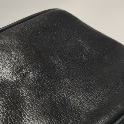 Dior Vintage Gaucho Mini Black Leather Crossbody Bag