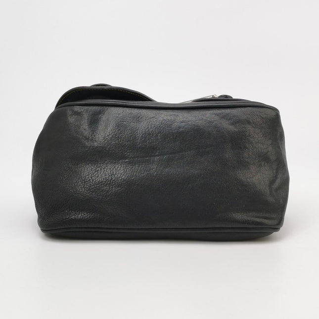 Dior Vintage Gaucho Mini Black Leather Crossbody Bag