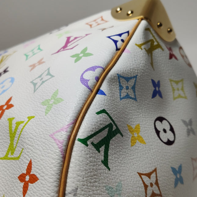 Louis Vuitton x Takashi Murakami Speedy 40 White Multicolor