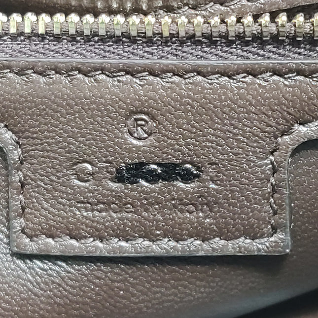 Gucci Jackie 1961 Large Dark Brown Suede Leather With Long Strap