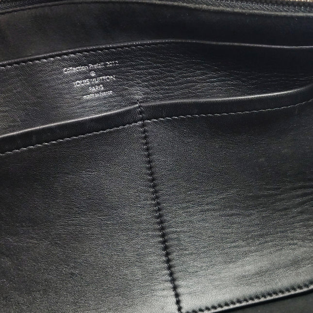 Louis Vuitton Neo Papillon Revelation GM Black Leather Shoulder Bag with Strap