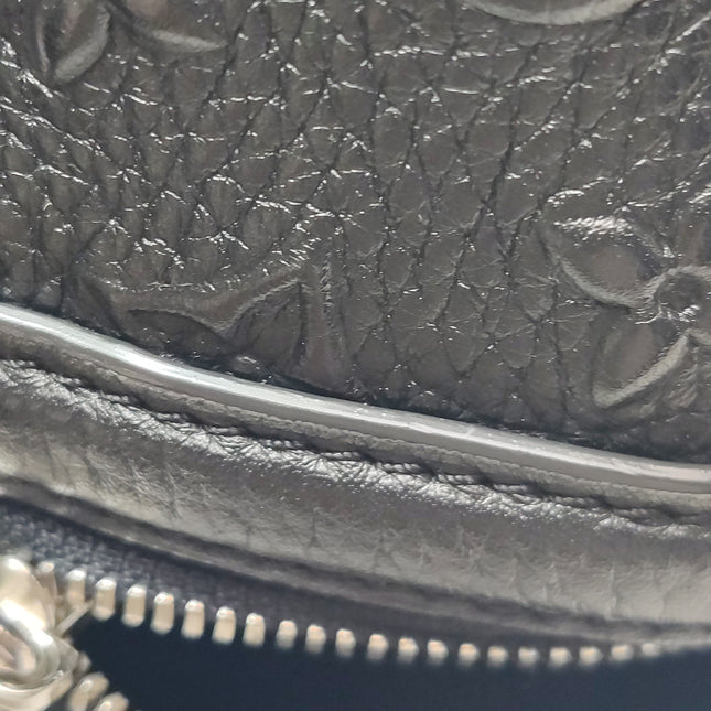 Louis Vuitton Neo Papillon Revelation GM Black Leather Shoulder Bag with Strap