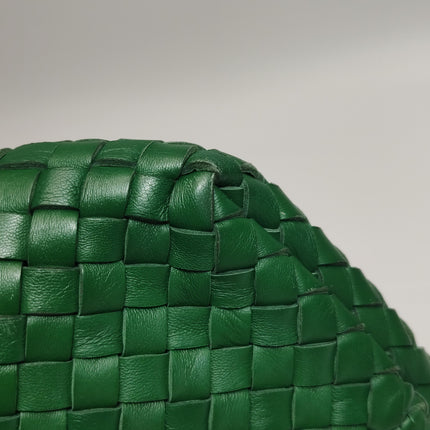 Bottega Veneta Cabat Tote Green Intreccio Leather 40cm
