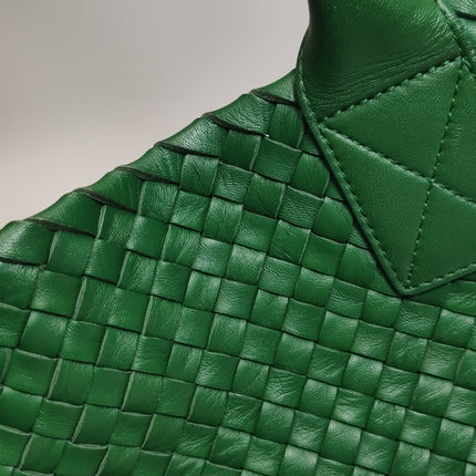 Bottega Veneta Cabat Tote Green Intreccio Leather 40cm