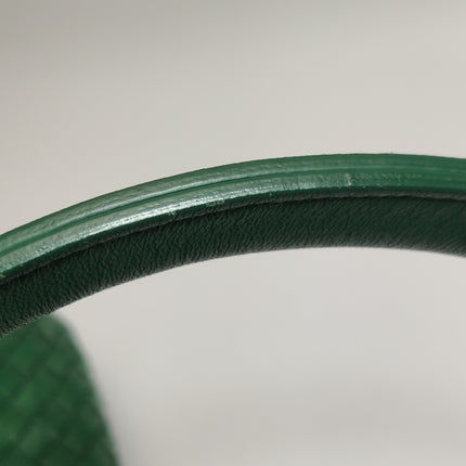 Bottega Veneta Cabat Tote Green Intreccio Leather 40cm