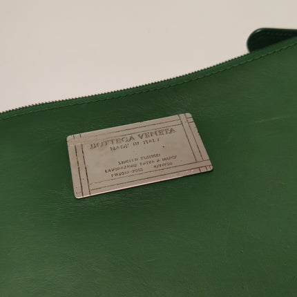 Bottega Veneta Cabat Tote Green Intreccio Leather 40cm