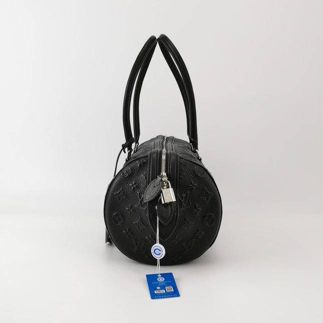 Louis Vuitton Neo Papillon Revelation GM Black Leather Shoulder Bag with Strap