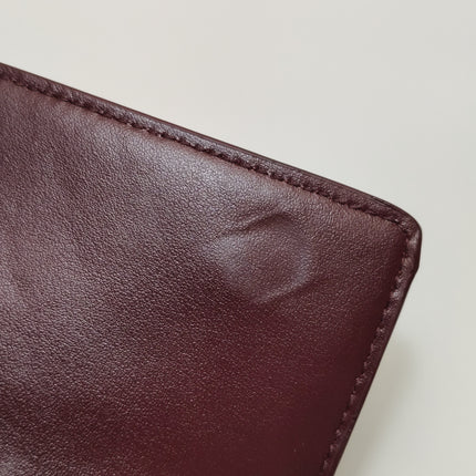 Bottega Veneta Andiamo Clutch Small Burgundy Handbag