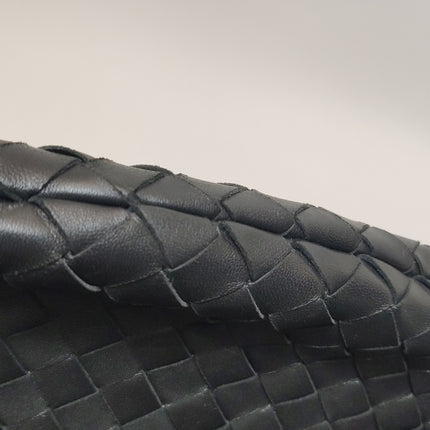 Bottega Veneta Jodie Small Black Lambskin Leather Silver Hardware