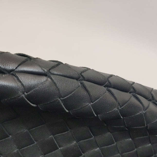 Bottega Veneta Jodie Small Black Lambskin Leather Silver Hardware
