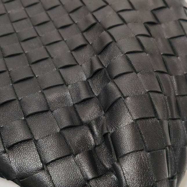 Bottega Veneta Jodie Small Black Lambskin Leather Silver Hardware