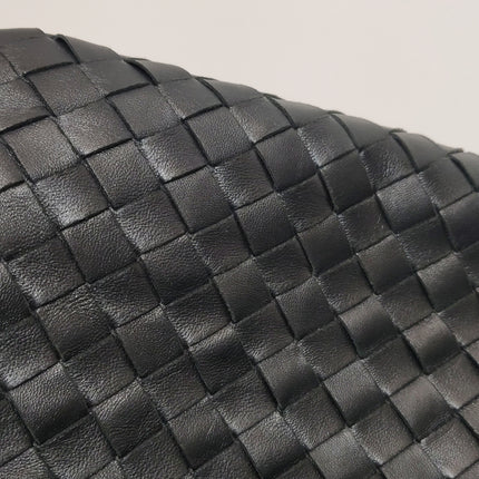 Bottega Veneta Jodie Small Black Lambskin Leather Silver Hardware
