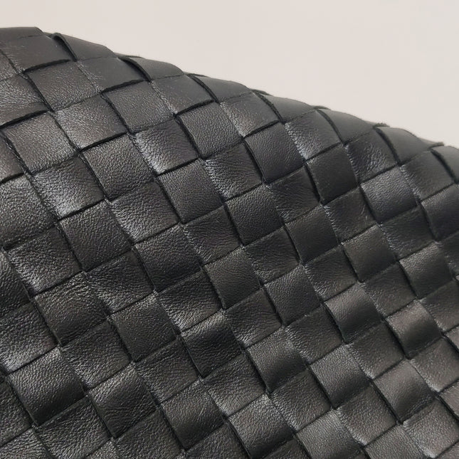 Bottega Veneta Jodie Small Black Lambskin Leather Silver Hardware