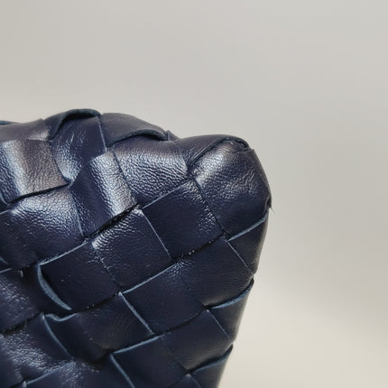Bottega Veneta Hop Large Leather Navy Hobo Bag 55cm
