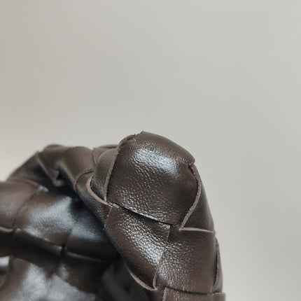 Bottega Veneta Hop Large Leather Fondant Chocolate Brown Hobo Bag