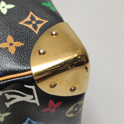 Louis Vuitton x Takashi Murakami Speedy 40 Black Multicolor