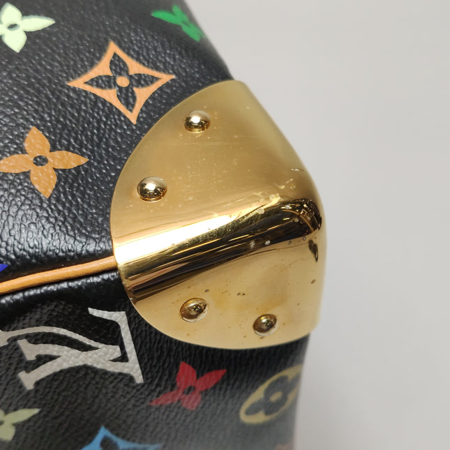 Louis Vuitton x Takashi Murakami Speedy 40 Black Multicolor