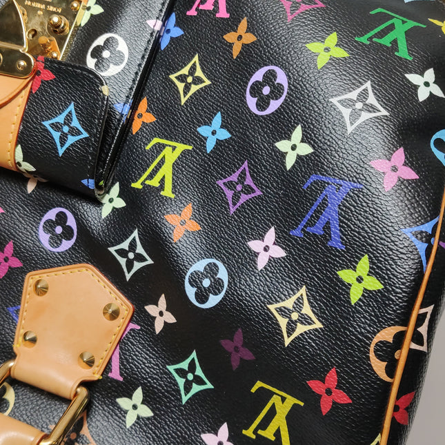 Louis Vuitton x Takashi Murakami Speedy 40 Black Multicolor