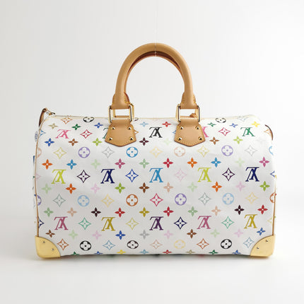 Louis Vuitton x Takashi Murakami Speedy 40 White Multicolor