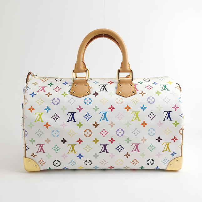 Louis Vuitton x Takashi Murakami Speedy 40 White Multicolor
