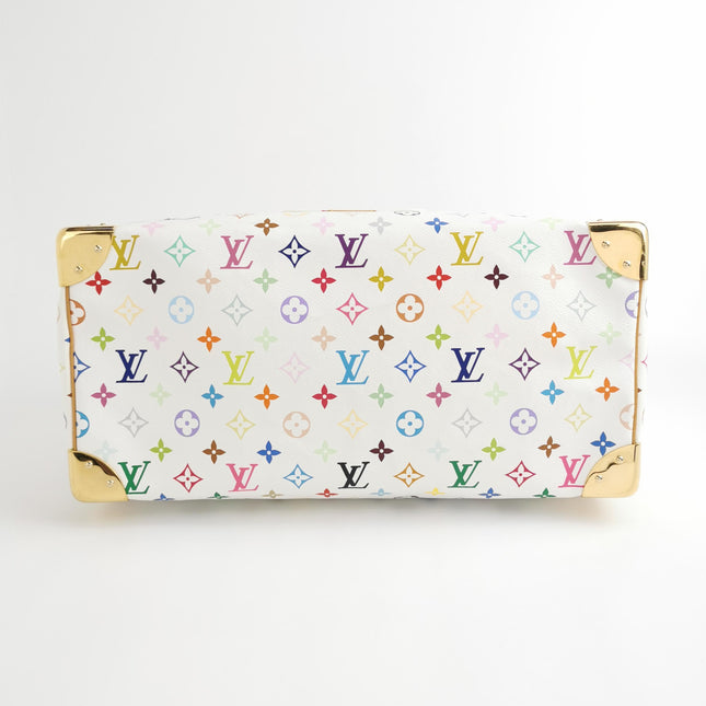 Louis Vuitton x Takashi Murakami Speedy 40 White Multicolor