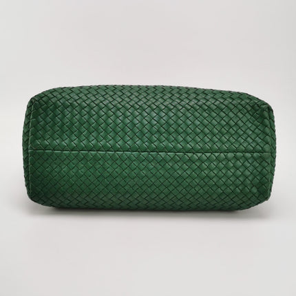 Bottega Veneta Cabat Tote Green Intreccio Leather 40cm