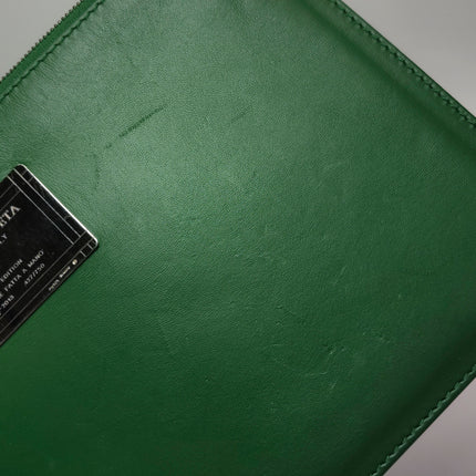 Bottega Veneta Cabat Tote Green Intreccio Leather 40cm