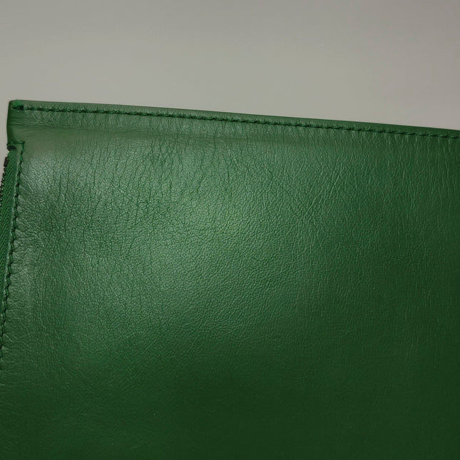 Bottega Veneta Cabat Tote Green Intreccio Leather 40cm