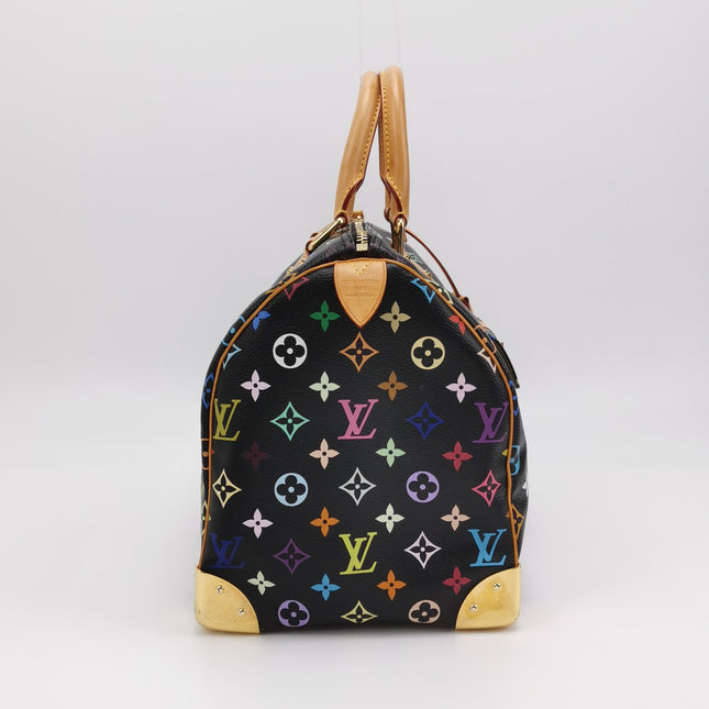 Louis Vuitton x Takashi Murakami Speedy 40 Black Multicolor