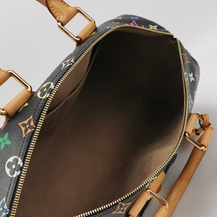 Louis Vuitton x Takashi Murakami Speedy 40 Black Multicolor