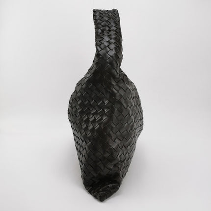 Bottega Veneta Hop Large Leather Fondant Chocolate Brown Hobo Bag