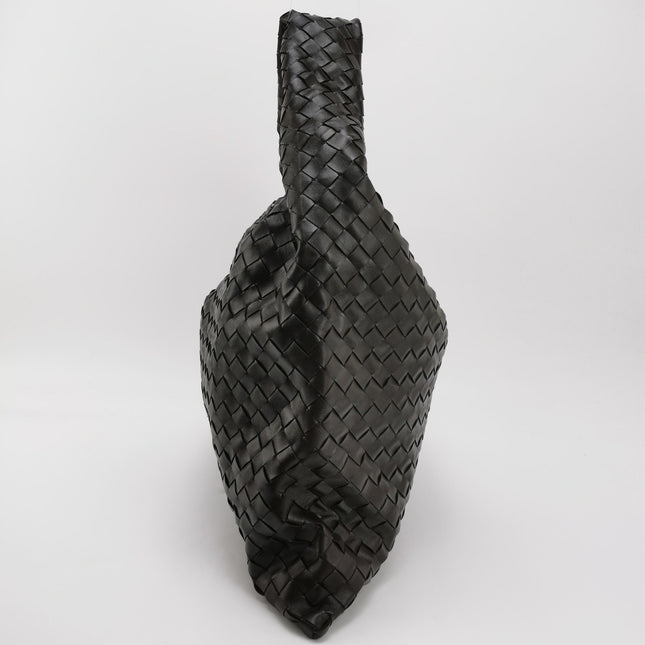 Bottega Veneta Hop Large Leather Fondant Chocolate Brown Hobo Bag