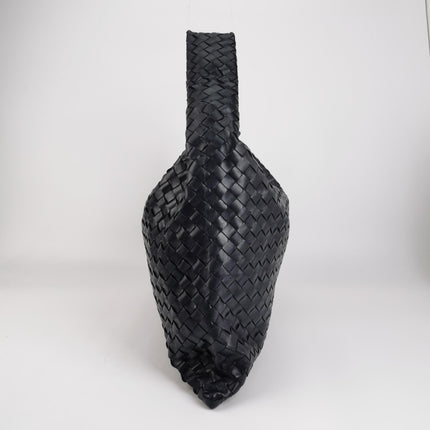 Bottega Veneta Hop Large Leather Navy Hobo Bag 55cm