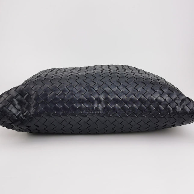 Bottega Veneta Hop Large Leather Navy Hobo Bag 55cm