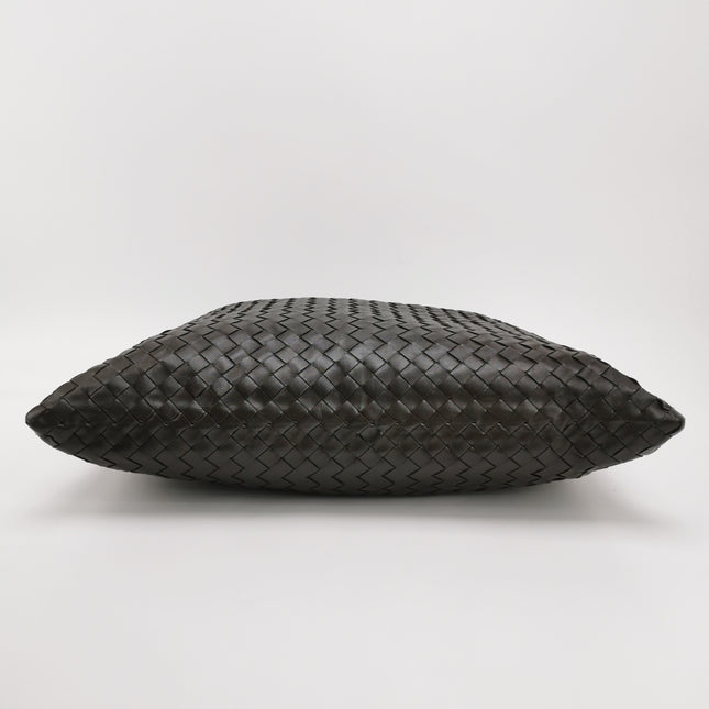 Bottega Veneta Hop Large Leather Fondant Chocolate Brown Hobo Bag