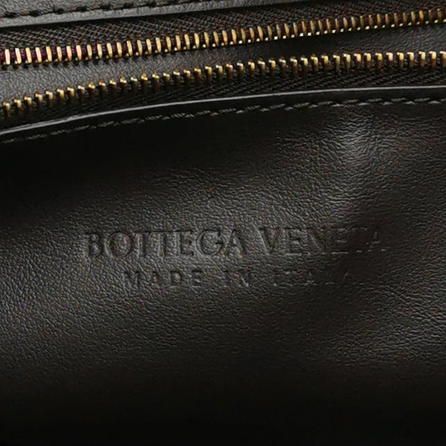 Bottega Veneta Hop Large Leather Fondant Chocolate Brown Hobo Bag