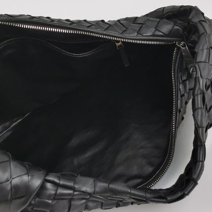 Bottega Veneta Jodie Small Black Lambskin Leather Silver Hardware