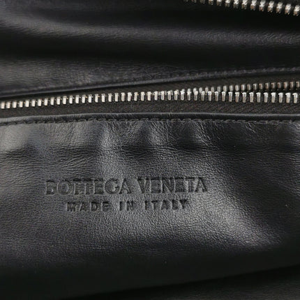 Bottega Veneta Jodie Small Black Lambskin Leather Silver Hardware
