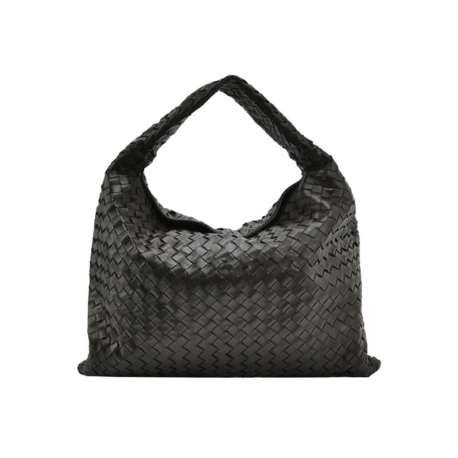 Bottega Veneta Hop Large Leather Fondant Chocolate Brown Hobo Bag