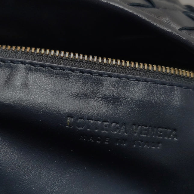Bottega Veneta Hop Large Leather Navy Hobo Bag 55cm