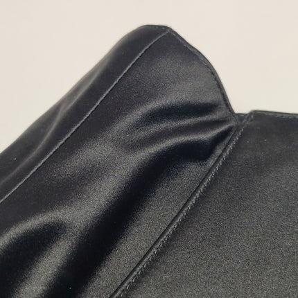 Dior Saddle Mini Silk Handbag Black with crystals